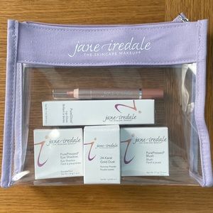 Jane Iredale makeup and bag